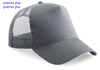 immagine aggiuntiva 22- Cappellino 5 pannelli con rete Adulto Unisex Beechfield visiera curva, regolazione posteriore snap-tab a pressione tinta unita o bicolore 618BF4A E3Ssport.it Stampa RicamoE3Ssport  E3S