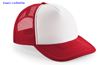 immagine aggiuntiva 7- Cappellino 5 pannelli, imbottito, con rete Adulto Unisex Beechfield visiera piatta, regolazione posteriore snap-tab a pressione tinta unita o bicolore Vintage Snapback Trucker B645 618BF5A E3Ssport.it Stampa RicamoE3Ssport  E3S