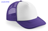 immagine aggiuntiva 14- Cappellino 5 pannelli, imbottito, con rete Adulto Unisex Beechfield visiera piatta, regolazione posteriore snap-tab a pressione tinta unita o bicolore Vintage Snapback Trucker B645 618BF5A E3Ssport.it Stampa RicamoE3Ssport  E3S