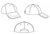  Cappellino 6 pannelli pesante velluto cotone Adulto Unisex Valento visiera curva, regolazione posteriore con velcro tinta unita Mexico GOVAPAN 618VA11A E3Ssport.it Stampa RicamoE3Ssport  E3S