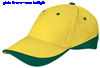 immagine aggiuntiva 1- Cappellino 6 pannelli pesante cotone Adulto Unisex Valento visiera curva, regolazione posteriore con velcro con inserti Tuxton GOVATUX 618VA3A E3Ssport.it Stampa RicamoE3Ssport  E3S