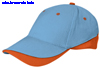 immagine aggiuntiva 2- Cappellino 6 pannelli pesante cotone Adulto Unisex Valento visiera curva, regolazione posteriore con velcro con inserti Tuxton GOVATUX 618VA3A E3Ssport.it Stampa RicamoE3Ssport  E3S