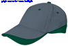 immagine aggiuntiva 3- Cappellino 6 pannelli pesante cotone Adulto Unisex Valento visiera curva, regolazione posteriore con velcro con inserti Tuxton GOVATUX 618VA3A E3Ssport.it Stampa RicamoE3Ssport  E3S