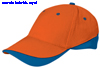 immagine aggiuntiva 7- Cappellino 6 pannelli pesante cotone Adulto Unisex Valento visiera curva, regolazione posteriore con velcro con inserti Tuxton GOVATUX 618VA3A E3Ssport.it Stampa RicamoE3Ssport  E3S