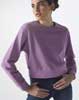  Felpa girocollo crop corta Donna RnR Rock and Roll non felpata sgarzata con polsi e fondo costina tintura effetto Tie Dye, tinta unita, etichetta strappabile RNRW33 Women terry cropped 624NR1D E3Ssport.it Stampa RicamoE3Ssport  E3S