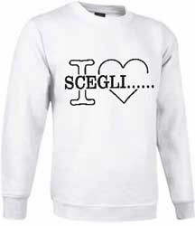  Souvenir turismo Adulto Unisex Souvenir felpa girocollo con stampa 624SV2A E3Ssport.it Stampa RicamoE3Ssport  E3S