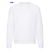 immagine aggiuntiva 3- Felpa girocollo Adulto Unisex Fruit of the Loom felpata con polsi e fondo costina tinta unita Classic Raglan Sweat 622160 625FL1A E3Ssport.it Stampa RicamoE3Ssport  E3S