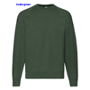  Felpa girocollo Adulto Unisex Fruit of the Loom felpata con polsi e fondo costina tinta unita Classic Raglan Sweat 622160 625FL1A E3Ssport.it Stampa RicamoE3Ssport  E3S
