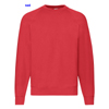 immagine aggiuntiva 7- Felpa girocollo Adulto Unisex Fruit of the Loom felpata con polsi e fondo costina tinta unita Classic Raglan Sweat 622160 625FL1A E3Ssport.it Stampa RicamoE3Ssport  E3S