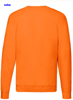  Felpa girocollo Adulto Unisex Fruit of the Loom non felpata sgarzata con polsi e fondo costina tinta unita Lightweight Raglan Sweat 621380 625FL3A E3Ssport.it Stampa RicamoE3Ssport  E3S