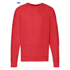  Felpa girocollo Adulto Unisex Fruit of the Loom non felpata sgarzata con polsi e fondo costina tinta unita Lightweight Raglan Sweat 621380 625FL3A E3Ssport.it Stampa RicamoE3Ssport  E3S