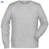 immagine aggiuntiva 3- Felpa Organica Ecosostenibile Adulto Unisex James & Nicholson non felpata sgarzata girocollo etichetta strappabile Men sweat JN8022 625JN1A E3Ssport.it Stampa RicamoE3Ssport  E3S