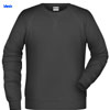 immagine aggiuntiva 4- Felpa Organica Ecosostenibile Adulto Unisex James & Nicholson non felpata sgarzata girocollo etichetta strappabile Men sweat JN8022 625JN1A E3Ssport.it Stampa RicamoE3Ssport  E3S