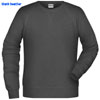 immagine aggiuntiva 5- Felpa Organica Ecosostenibile Adulto Unisex James & Nicholson non felpata sgarzata girocollo etichetta strappabile Men sweat JN8022 625JN1A E3Ssport.it Stampa RicamoE3Ssport  E3S