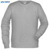 immagine aggiuntiva 10- Felpa Organica Ecosostenibile Adulto Unisex James & Nicholson non felpata sgarzata girocollo etichetta strappabile Men sweat JN8022 625JN1A E3Ssport.it Stampa RicamoE3Ssport  E3S