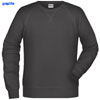 immagine aggiuntiva 11- Felpa Organica Ecosostenibile Adulto Unisex James & Nicholson non felpata sgarzata girocollo etichetta strappabile Men sweat JN8022 625JN1A E3Ssport.it Stampa RicamoE3Ssport  E3S