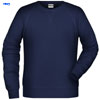 immagine aggiuntiva 15- Felpa Organica Ecosostenibile Adulto Unisex James & Nicholson non felpata sgarzata girocollo etichetta strappabile Men sweat JN8022 625JN1A E3Ssport.it Stampa RicamoE3Ssport  E3S