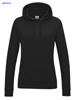 immagine aggiuntiva 11- Felpa cappuccio Donna AWDis felpata con polsi e fondo costina, tascone marsupio etichetta strappabile, tinta unita Girlie College Hoodie JH001F 626AW1D E3Ssport.it Stampa RicamoE3Ssport  E3S