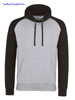 immagine aggiuntiva 4- Felpa cappuccio Uomo  AWDis felpata con inserti JH009 626AW3A E3Ssport.it Stampa RicamoE3Ssport  E3S