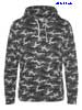  Felpa cappuccio Bambino Unisex AWDis felpata con cappuccio, polsi e fondo costina, tasche mimetica, etichetta removibile JH014J Kids Camo Hoodie 626AW4B E3Ssport.it Stampa RicamoE3Ssport  E3S