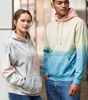 immagine aggiuntiva 3- Felpa cappuccio Adulto Unisex AWDis felpata con polsi e fondo costina, tascone marsupio tintura effetto Tie Dye Tie-Dye Hoodie JH022 626AW6A E3Ssport.it Stampa RicamoE3Ssport  E3S