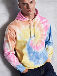  Felpa cappuccio Adulto Unisex AWDis felpata con polsi e fondo costina, tascone marsupio tintura effetto Tie Dye Tie-Dye Hoodie JH022 626AW6A E3Ssport.it Stampa RicamoE3Ssport  E3S