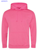immagine aggiuntiva 5- Felpa cappuccio Adulto Unisex AWDis felpata con polsi e fondo costina, tascone marsupio colori fluo tinta unita Electric Hoodie JH004 626AW7A E3Ssport.it Stampa RicamoE3Ssport  E3S