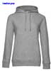 immagine aggiuntiva 22- Felpa cappuccio Donna B&C felpata con polsi e fondo costina, tascone marsupio tinta unita CWW02Q Queen Hooded 626BC5D E3Ssport.it Stampa RicamoE3Ssport  E3S