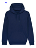 immagine aggiuntiva 4- Felpa cappuccio Adulto Unisex Black Spider non felpata sgarzata con polsi e fondo costina, tascone marsupio etichetta strappabile, tinta unita BS303 Men's Terry Hooded 626BS2A E3Ssport.it Stampa RicamoE3Ssport  E3S