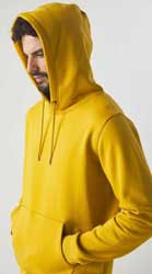 Felpa cappuccio organica Black Spider BS342 Pepper uomo unisex 626BS4A
