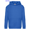 immagine aggiuntiva 6- Felpa cappuccio Bambino Unisex Fruit of the Loom felpata con polsi e fondo costina, tascone marsupio tinta unita Kids Premium Hooded Sweat 620370 626FL1B E3Ssport.it Stampa RicamoE3Ssport  E3S