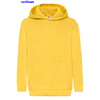 immagine aggiuntiva 4- Felpa cappuccio Bambino Unisex Fruit of the Loom felpata con polsi e fondo costina, tascone marsupio tinta unita Kids Classic Hooded Sweat 620430 626FL4B E3Ssport.it Stampa RicamoE3Ssport  E3S