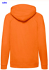 immagine aggiuntiva 1- felpa cappuccio leggera Bambino Unisex Fruit of the Loom non felpata sgarzata con polsi e fondo costina, tascone marsupio tinta unita Kids Lightweight Hooded Sweat 620090 626FL5B E3Ssport.it Stampa RicamoE3Ssport  E3S