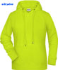 immagine aggiuntiva 1- Felpa Organica Ecosostenibile Donna James & Nicholson felpata con cappuccio etichetta strappabile Ladies Hoody JN8023 626JN1D E3Ssport.it Stampa RicamoE3Ssport  E3S