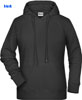 immagine aggiuntiva 3- Felpa Organica Ecosostenibile Donna James & Nicholson felpata con cappuccio etichetta strappabile Ladies Hoody JN8023 626JN1D E3Ssport.it Stampa RicamoE3Ssport  E3S