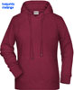 immagine aggiuntiva 5- Felpa Organica Ecosostenibile Donna James & Nicholson felpata con cappuccio etichetta strappabile Ladies Hoody JN8023 626JN1D E3Ssport.it Stampa RicamoE3Ssport  E3S