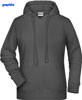 immagine aggiuntiva 10- Felpa Organica Ecosostenibile Donna James & Nicholson felpata con cappuccio etichetta strappabile Ladies Hoody JN8023 626JN1D E3Ssport.it Stampa RicamoE3Ssport  E3S