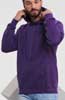  Felpa cappuccio Uomo  Russel felpata con polsi e fondo costina, tascone marsupio tinta unita 575M Adults Hooded Sweatshirt 626JZ1A E3Ssport.it Stampa RicamoE3Ssport  E3S