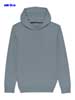 immagine aggiuntiva 4- felpa cappuccio leggera Adulto Unisex RnR Rock and Roll non felpata sgarzata con polsi e fondo costina, tascone marsupio tintura effetto Tie Dye, tinta unita, etichetta strappabile Genderless terry hooded RNR30 626NR1A E3Ssport.it Stampa RicamoE3Ssport  E3S
