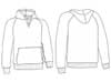  Felpa cappuccio Bambino Unisex Valento felpata con polsi e fondo costina, tascone marsupio tinta unita Street SUVACST bambino unisex 626VA1B E3Ssport.it Stampa RicamoE3Ssport  E3S