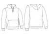  Felpa cappuccio Donna Valento felpata con polsi e fondo costina, tascone marsupio tinta unita Tobago SUVATBG 626VA2D E3Ssport.it Stampa RicamoE3Ssport  E3S
