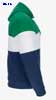  Felpa cappuccio Adulto Unisex Valento felpata con polsi e fondo costina, tascone marsupio con inserti e fasce Varsity SUVAVAR 626VA4A E3Ssport.it Stampa RicamoE3Ssport  E3S