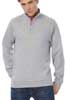 Felpa mezza zip B&C CID004 uomo unisex 627BC1A E3Ssport  E3S