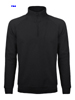 immagine aggiuntiva 1- Felpa collo alto, zip corta Adulto Unisex Black Spider non felpata sgarzata con polsi e fondo costina, tasche laterali etichetta strappabile, tinta unita BS301 French terry jacket 1/2 Zip 627BS2A E3Ssport.it Stampa RicamoE3Ssport  E3S
