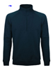 immagine aggiuntiva 8- Felpa collo alto, zip corta Adulto Unisex Black Spider felpata con polsi e fondo costina etichetta strappabile, tinta unita BS330 Raglan Zip neck sweat 627BS3A E3Ssport.it Stampa RicamoE3Ssport  E3S