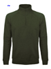 immagine aggiuntiva 9- Felpa collo alto, zip corta Adulto Unisex Black Spider felpata con polsi e fondo costina etichetta strappabile, tinta unita BS330 Raglan Zip neck sweat 627BS3A E3Ssport.it Stampa RicamoE3Ssport  E3S