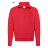 immagine aggiuntiva 6- Felpa collo alto, zip corta Adulto Unisex Fruit of the Loom felpata con polsi e fondo costina tinta unita Classic Zip NecK Sweat 621140 627FL2A E3Ssport.it Stampa RicamoE3Ssport  E3S