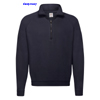 immagine aggiuntiva 10- Felpa collo alto, zip corta Adulto Unisex Fruit of the Loom felpata con polsi e fondo costina tinta unita Classic Zip NecK Sweat 621140 627FL2A E3Ssport.it Stampa RicamoE3Ssport  E3S