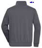  Felpa collo alto, zip corta Uomo  Daiber felpata con polsi e fondo costina tinta unita JN831 Workwear Half Zip Sweat 627JN1A E3Ssport.it Stampa RicamoE3Ssport  E3S