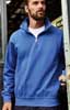  Felpa collo alto, zip corta Uomo  Daiber felpata con polsi e fondo costina tinta unita JN831 Workwear Half Zip Sweat 627JN1A E3Ssport.it Stampa RicamoE3Ssport  E3S